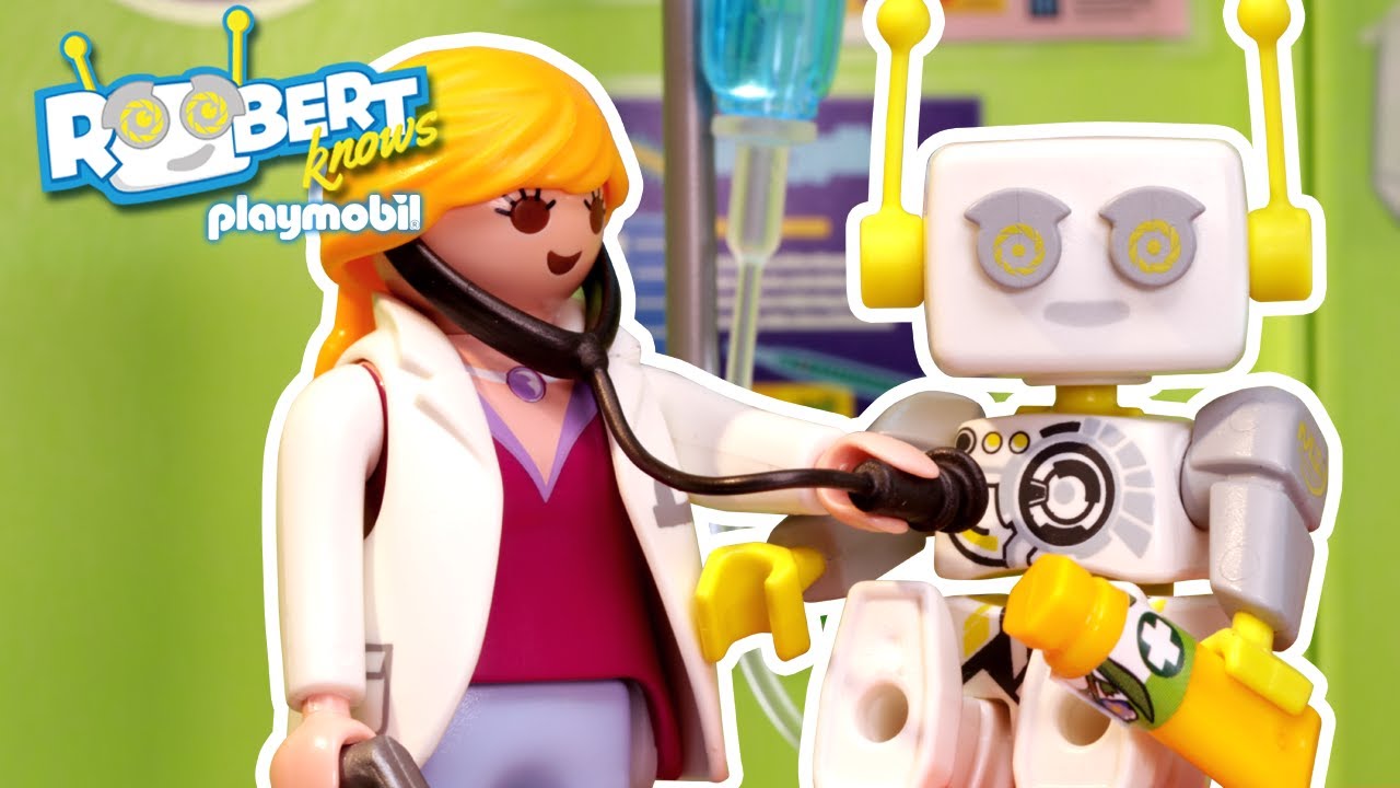 Le pédiatre - ROBert Sait - Dessin animé pour enfants - PLAYMOBIL en Français