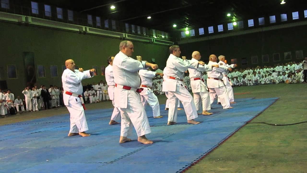 Kata Gojushijo de 8º Danes de Karate-Do de la Escuela Miyazato