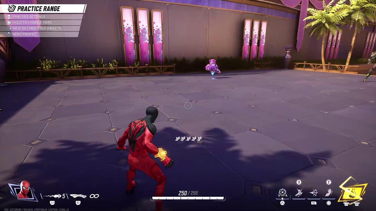 Playing Marvel rivals.