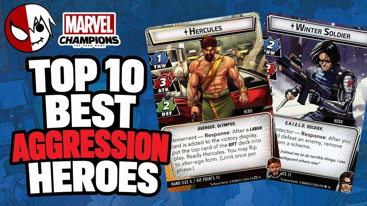 Top 10 Best Aggression Heroes in Marvel Champions
