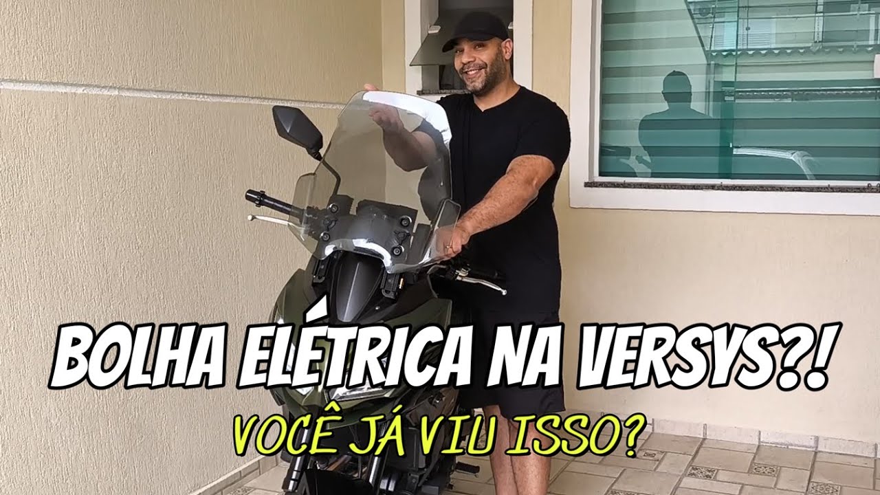Instalei uma BOLHA ELÉTRICA na minha VERSYS 650! Será que FUNCIONA?