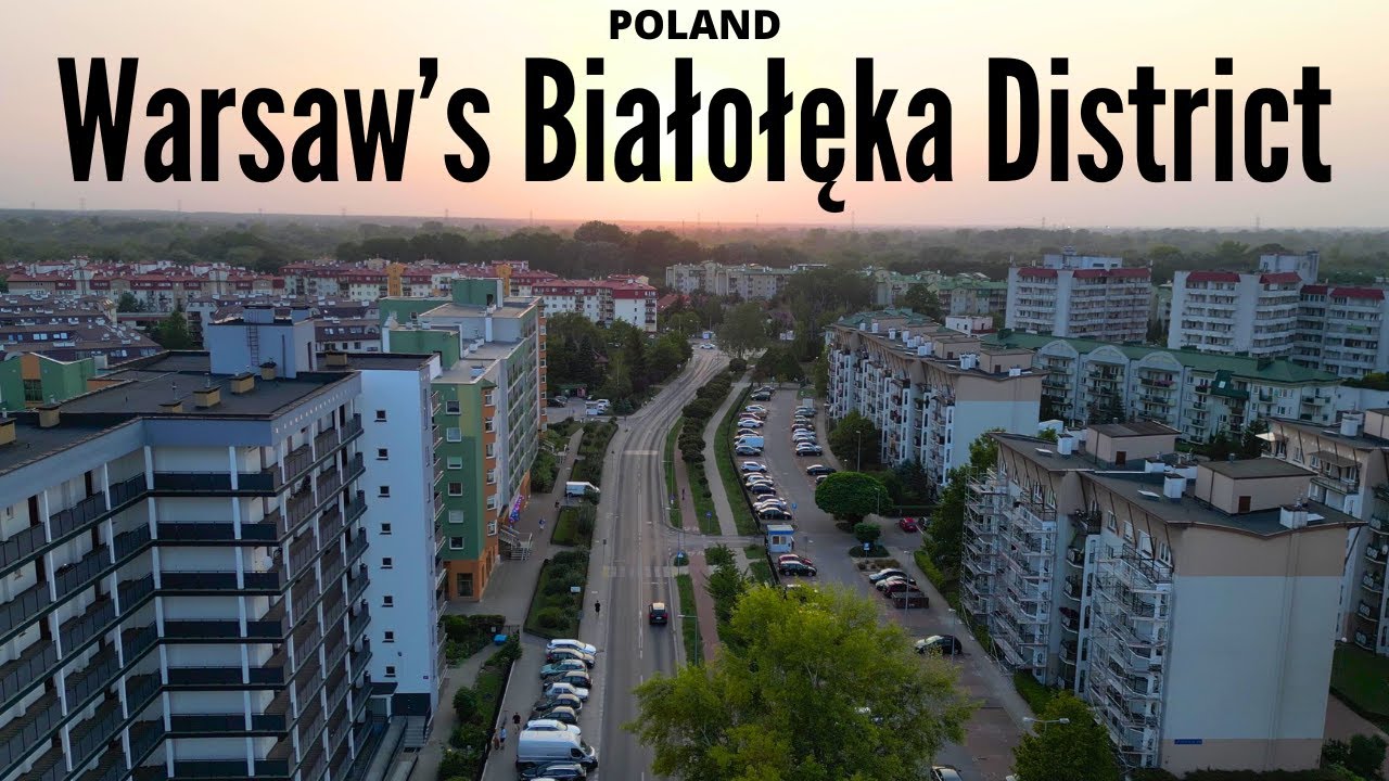 Warsaw's Białołęka District - 4K drone video