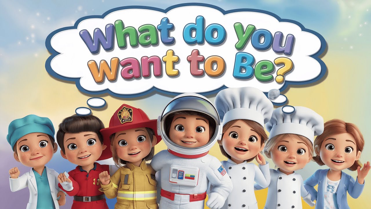 🌟 What Do You Want to Be? | Fun Kindergarten Learning Videos & Nursery Rhymes for Babies 🌟