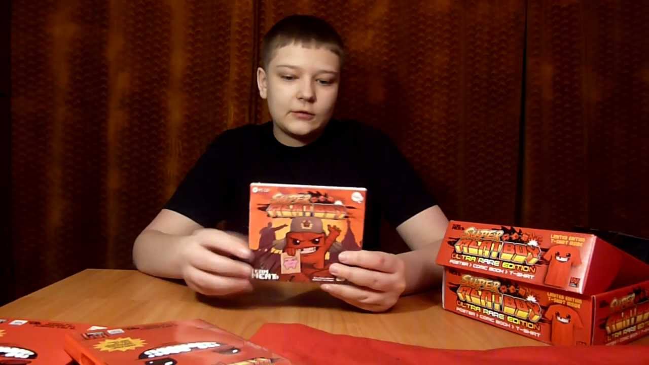 Super Meat Boy европейское коллекционное издание.