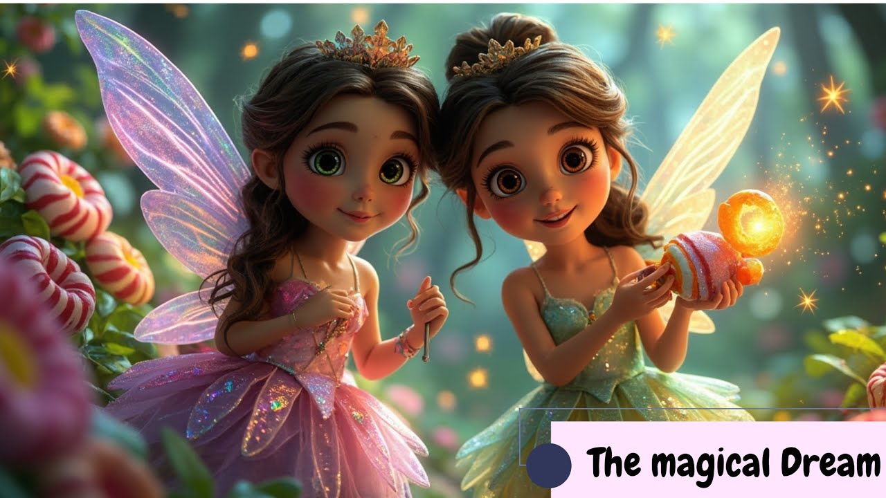 Two little sisters and a magical dream. Hindi Animation story.