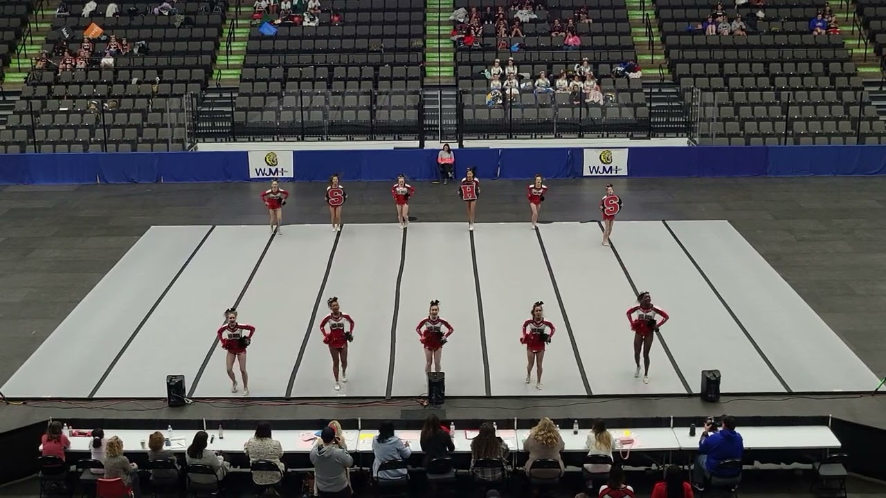 Steubenville High School 5A at OVAC Cheer Competition 2023