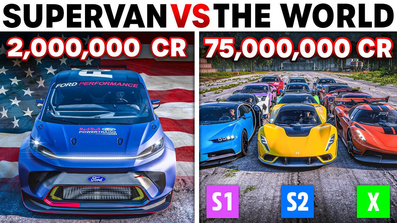Forza Horizon 5 | Ford Supervan VS The World! | Does Red Bull Really Give You Wings?