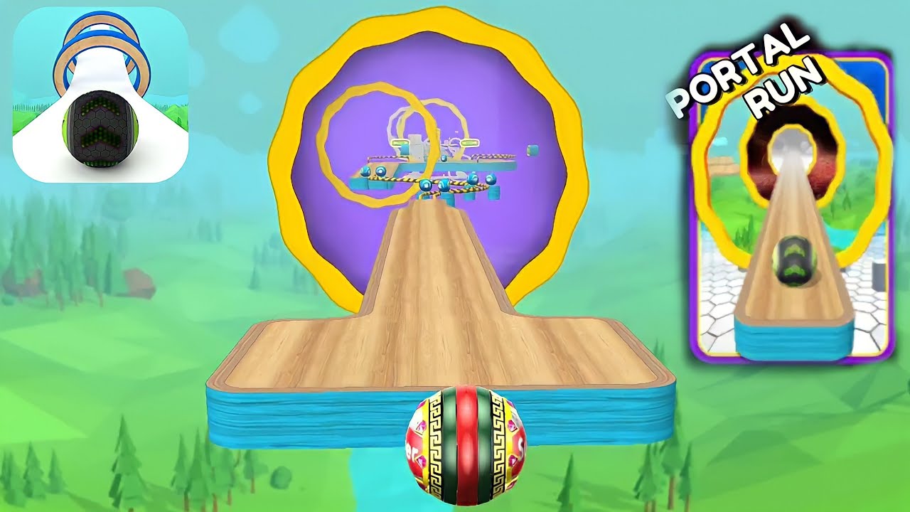 CARD SHUFFLE PORTAL RUN ( GOING BALLS - ANDROID & IOS GAMEPLAYS )