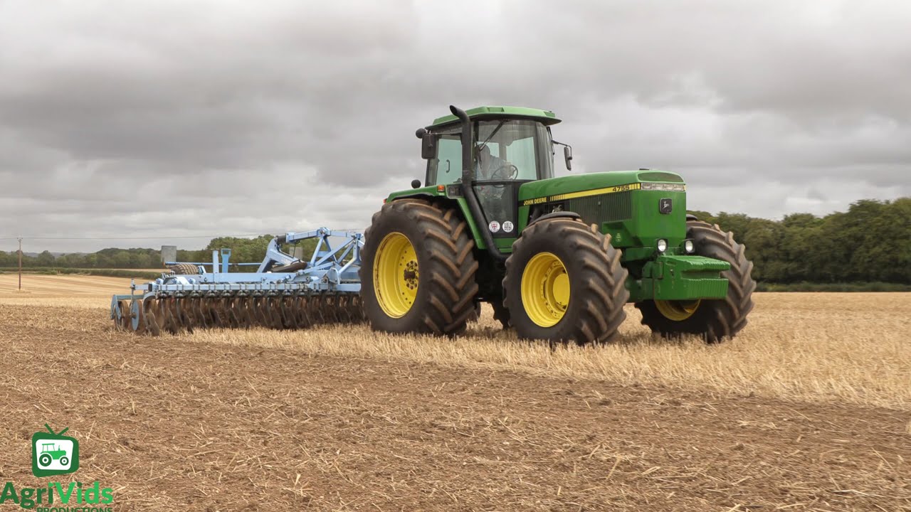 John Deere 4755  🚜 & Lemken Rubin 9 Cultivating