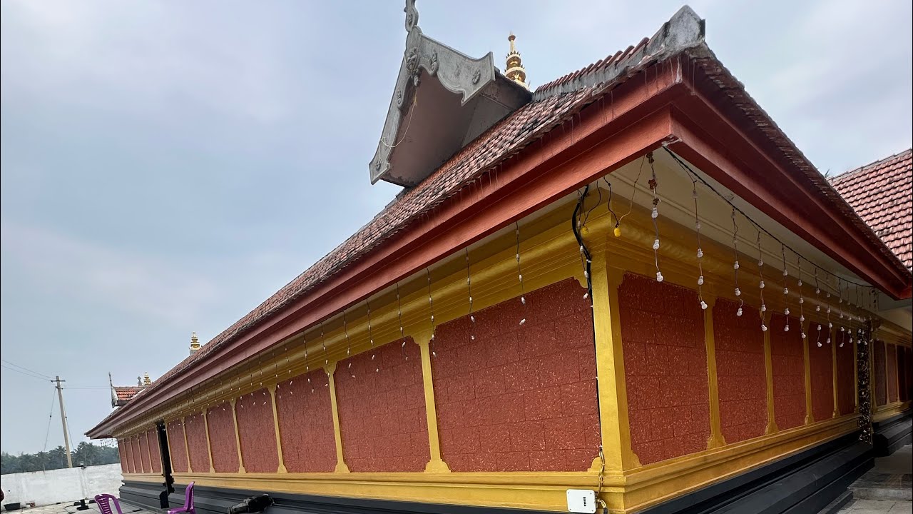സരസ്വതി ഭാവത്തിലുള്ള ഭദ്രകാളി ക്ഷേത്രം l kannadi poovakode bhadrakali temple
