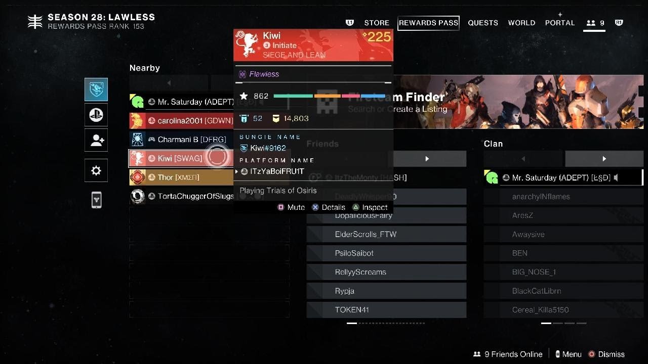 Kiwi you tea bagged the wrong Guardian.....#destiny2 #trials #trialsofosiris #meltdown
