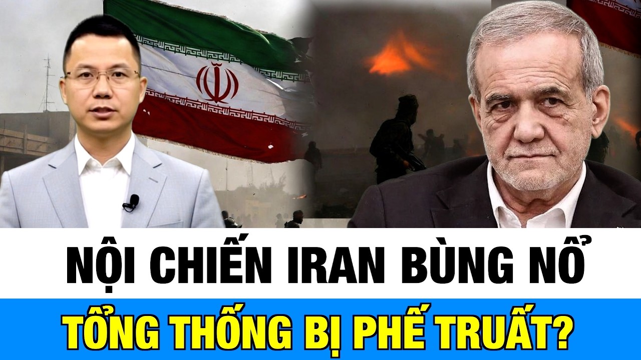 Nội Chiến Iran: Tổng Thống bị phế truất, Người Dân Phản Bội IRGC, Đăng Tọa Độ Căn Cứ Để Mỹ Ném Bom