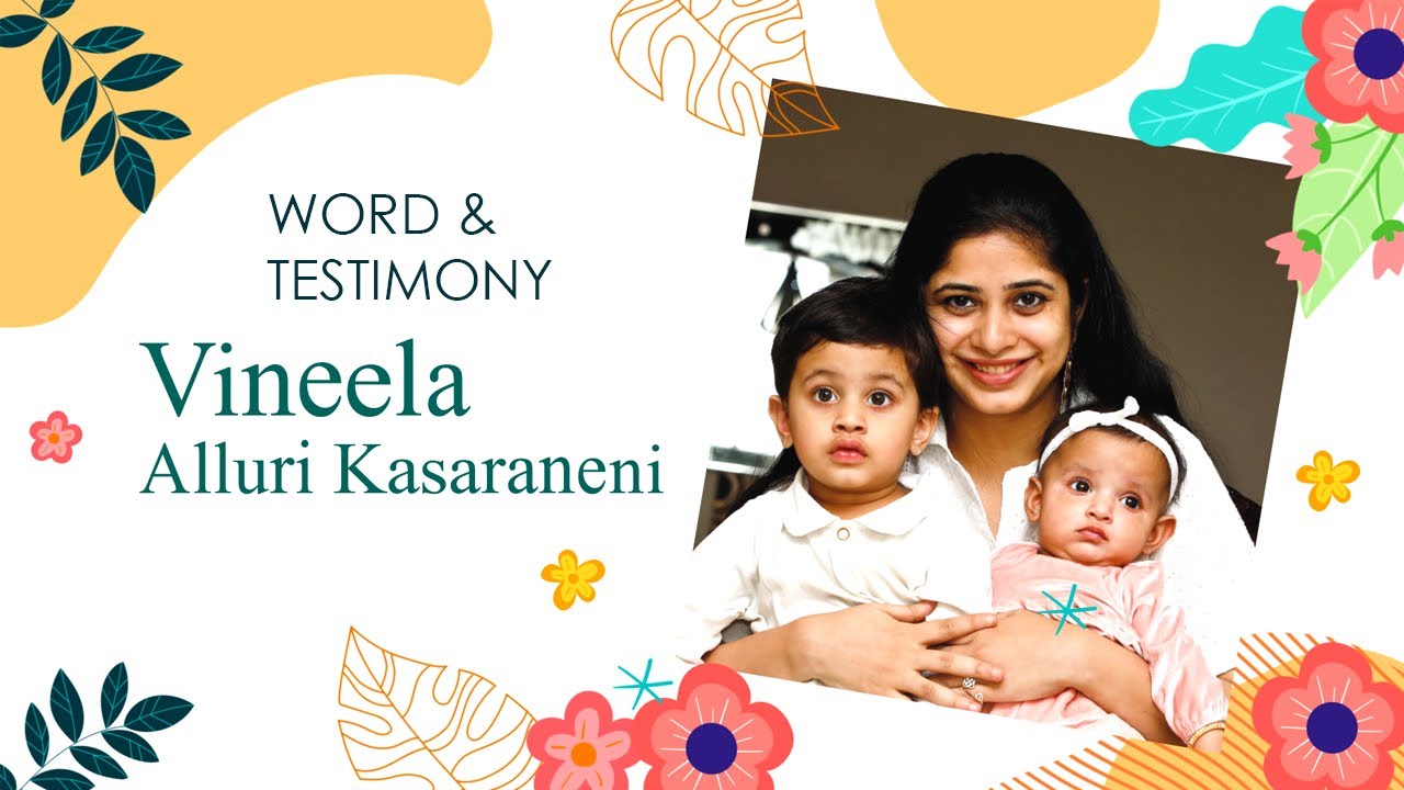 Vineela Alluri Kasaraneni || Word & Testimony || Maranatha Temple Vijayawada