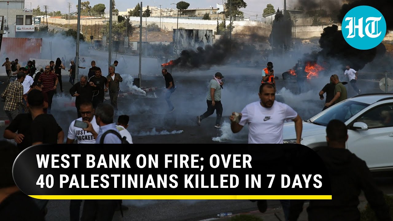 Deadly Israel Vs Palestine Clash In West Bank; Nearly A Dozen Palestinians Killed Amid Gaza War