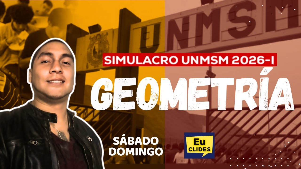 🔥 SOLUCIONARIO SIMULACRO SAN MARCOS 2026 1 𝞹 GEOMETRÍA UNMSM 🤜