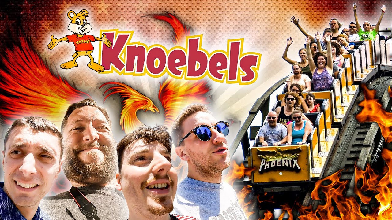 Le Pheonix en feu à KNOEBELS ! (un des meilleurs woodeen coaster au monde) First Drop in 🇺🇸 Vlog 4