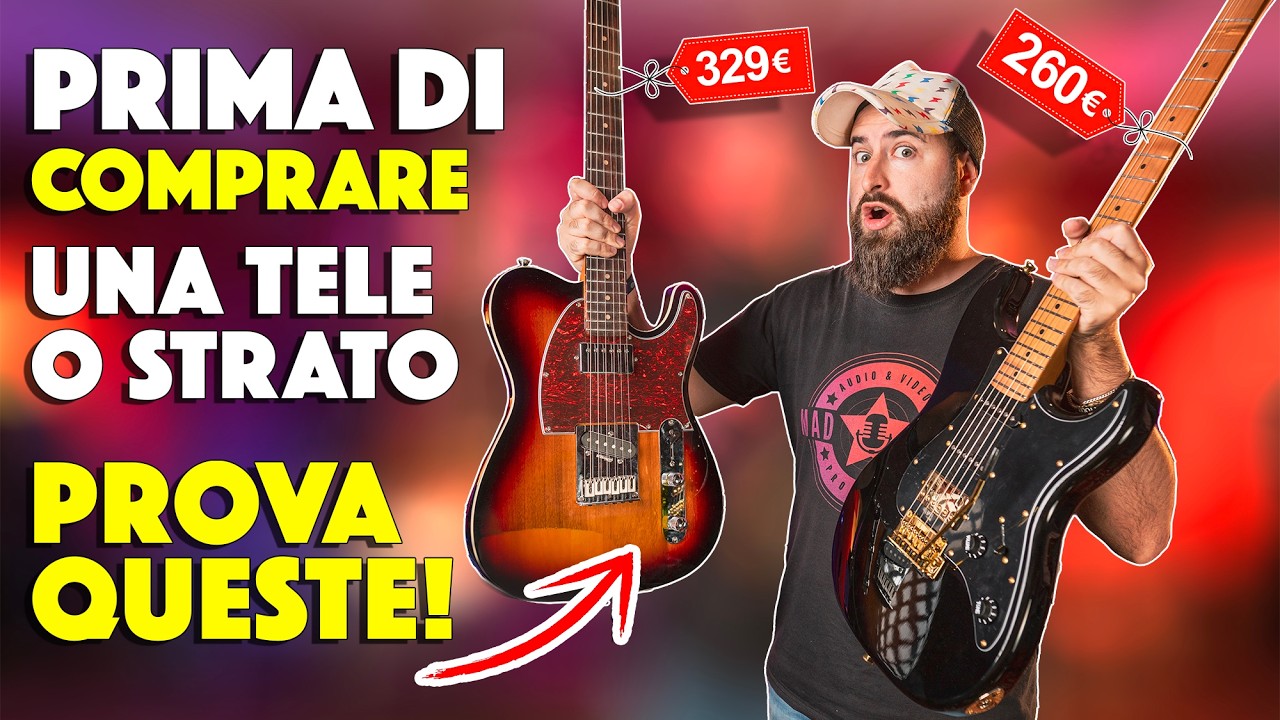 JET GUITARS JS 400 e JT 350 | Chitarre Stratocaster e Telecaster economiche
