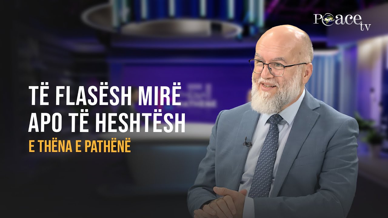 E thëna e pathënë | 01. Të flasësh mirë apo të heshtësh - Ekrem Avdiu
