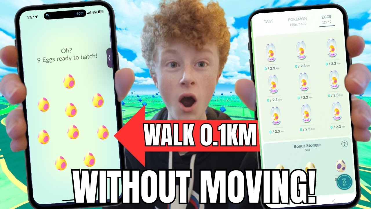 Как вылупить яйца, НЕ ДВИГАЯСЬ! | Pokemon GO