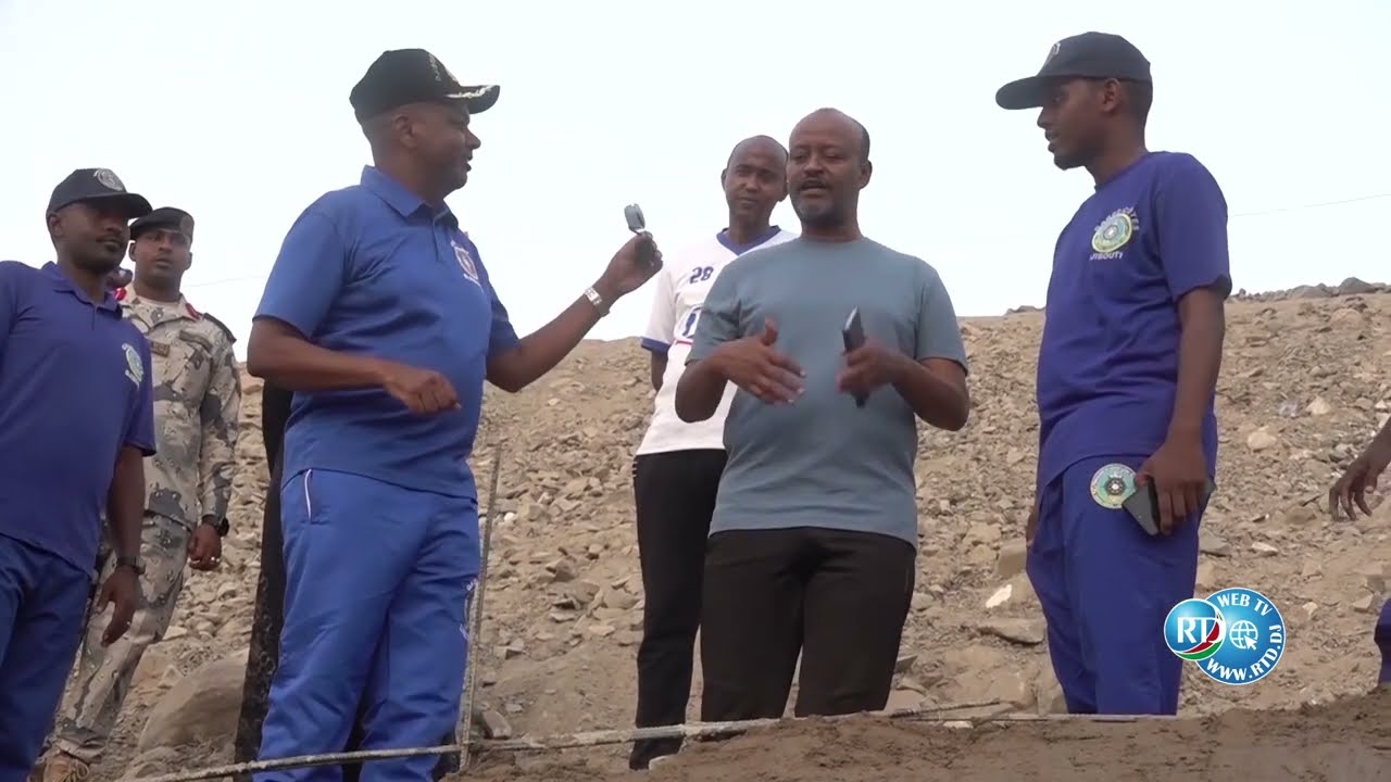 La Garde-Côtes djiboutienne renove et embellisse la Montagne du Drapeau d'Ali Sabieh