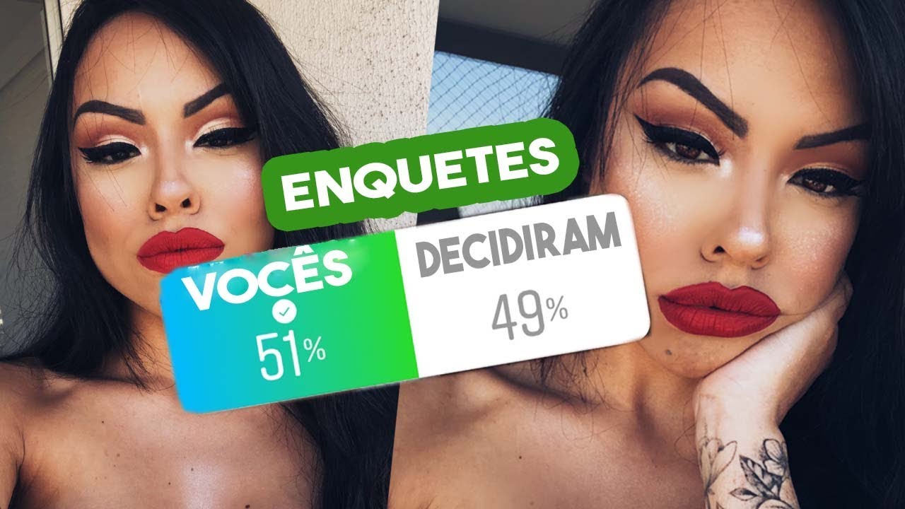 VOCÊS PEDIRAM E EU FIZ: ENQUETES NO INSTA! - Por @Nathinog
