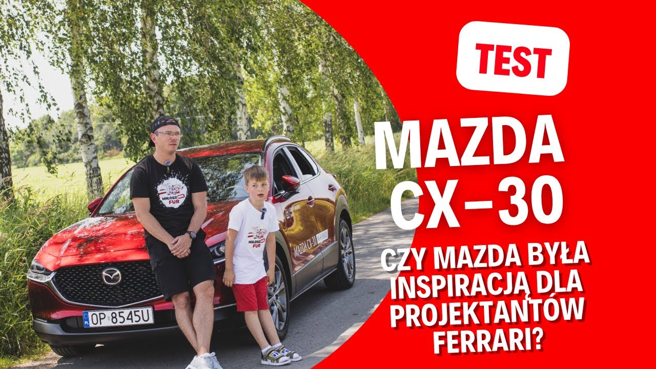 Mazda CX-30 2025: Czy mazda była inspiracją dla projektantów Ferrari?