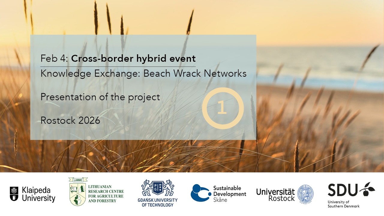 Beach Wrack Networks. Presentation of the ECONUT project.