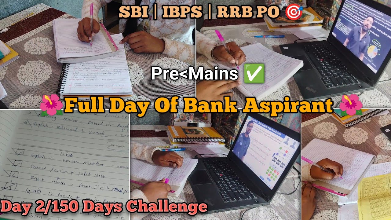 Day 2 /150 Productive 10 Hours Study Routine | Bank Aspirant Study vlog #aspirants #studyroutine 