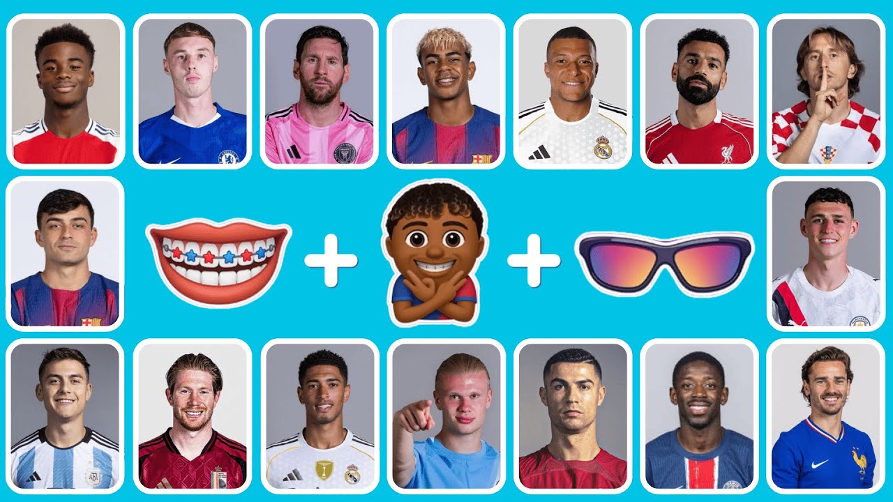 خمن اللاعب من خلال الأغنية  و الايموجى 🤔 🎵 تحدي معرفة اللاعب | تحديات كرة القدم 2025