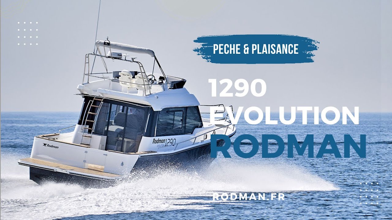 Rodman 1290 Evolution - bateau de p&ecirc;che et de croisi&egrave;re