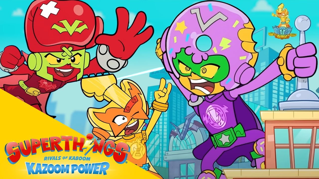 Guardians of Kazoom (TEMPORADA COMPLETA) 💥  SUPERTHINGS ⚡ DIBUJOS para NIÑOS 