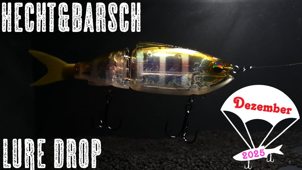 🔥WELTNEUHEIT🔥 Dezember Lure Drop von Hecht & Barsch 2025 Unboxing Wasser-UV-Test