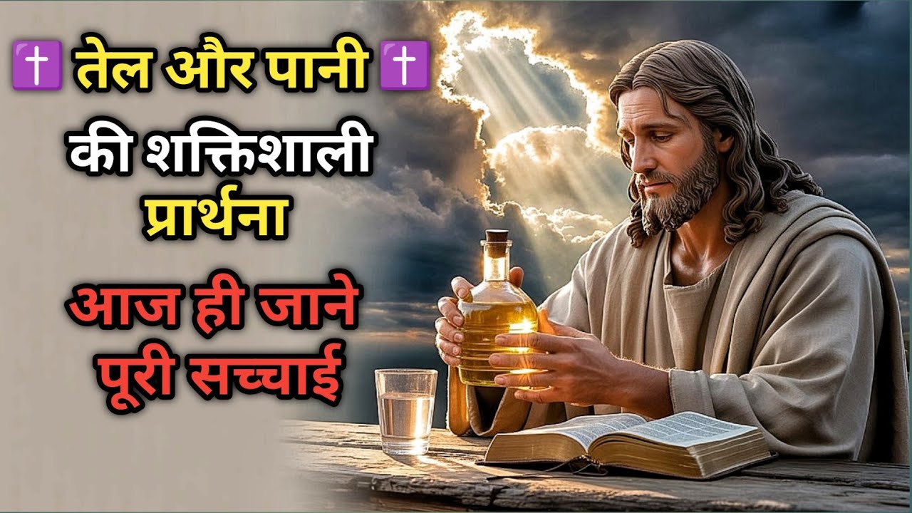 तेल और पानी की शक्तिशाली प्रार्थना | आज ही जाने पूरी सच्चाई | यीशु मसीह का चमत्कार | Yeshu Ki Bible