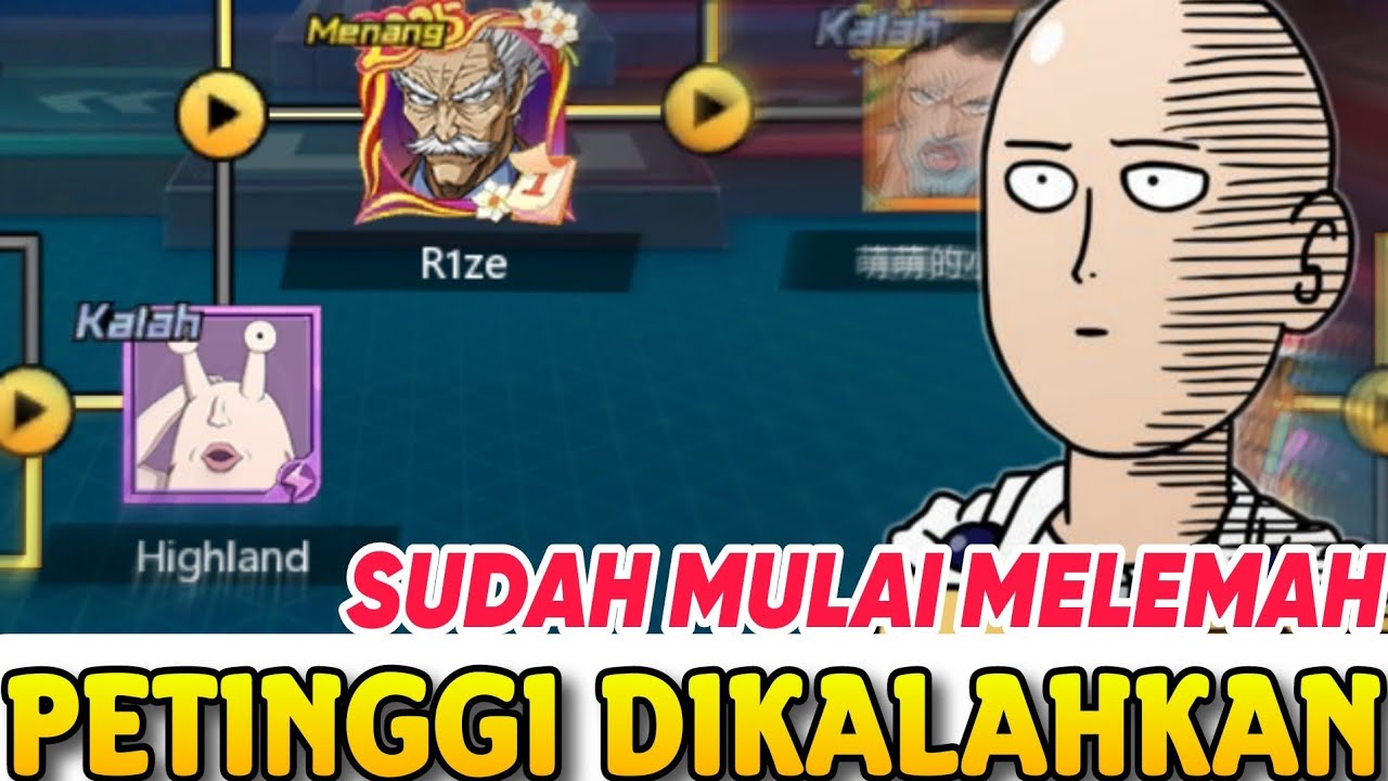 TURNAMEN AREMA FACTION LAST META GENOS🔥SEBELUM HADIRNYA LORD BOROS UR+ - ONE PUNCH MAN