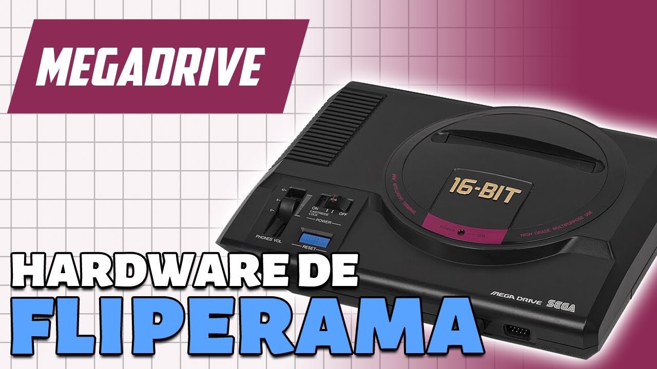 O Fliperama que deu origem ao MEGADRIVE | Anatomia do Hardware - Mega Drive