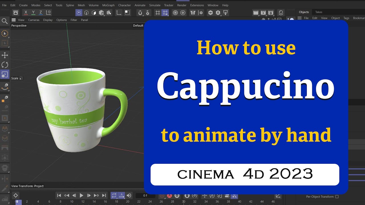 How to use Cappucino in Cinema 4D 2023 @MaxonVFX ​