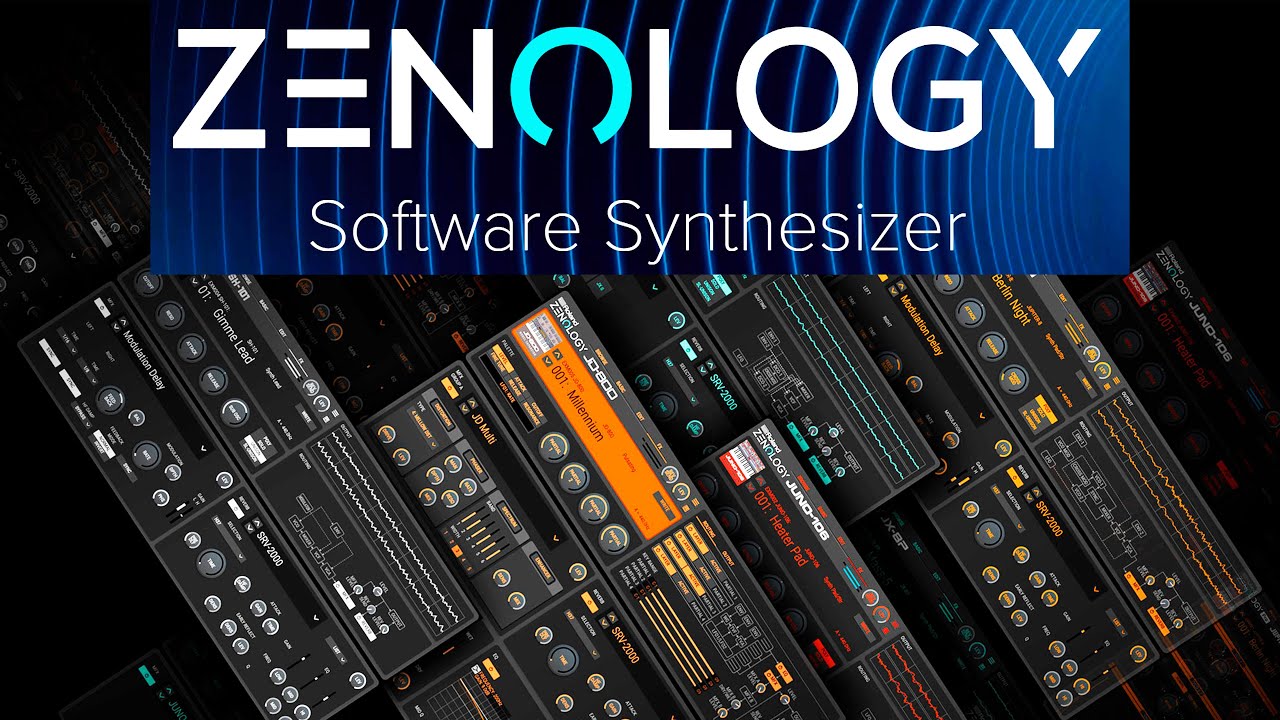 Roland ZENOLOGY Pro v2 Models Quick View ☣ JUPITER-8  ☣ JUNO-106 ☣ JX-8P ☣ SH-101 ☣ JD-800 ☣