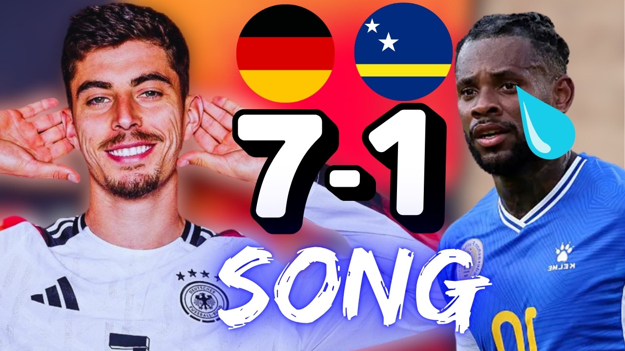 ♫ GERMANY VS CURA&Ccedil;AO 7-1 | World Cup Parody Song ♫