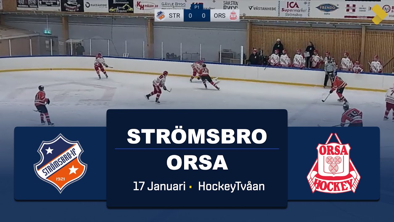 Str&ouml;msbro - Orsa | HockeyTv&aring;an &Ouml;stra | HIGHLIGHTS