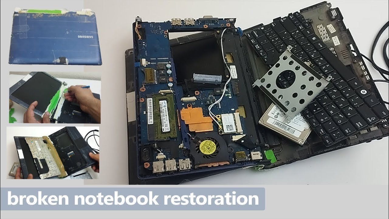 How to restore Broken notebook | 12-year-old notebook restoration | SAMSUNG N150P