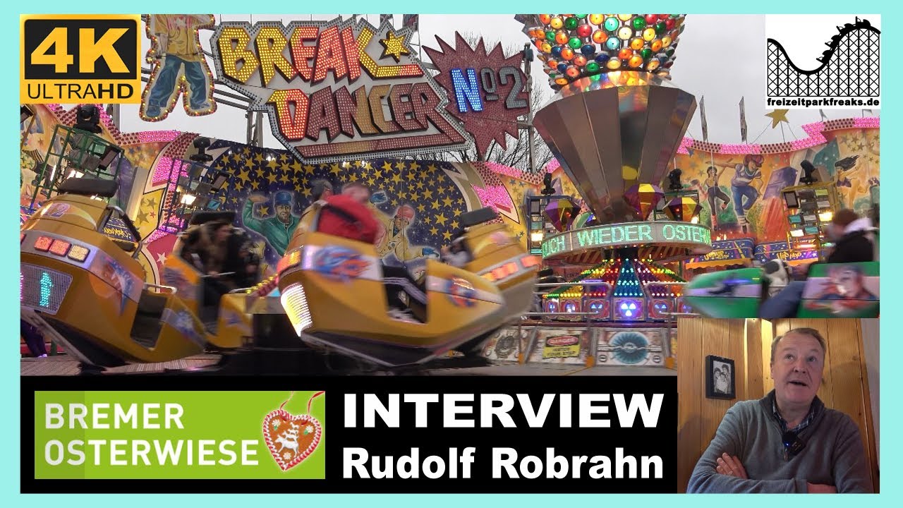 BREMER OSTERWIESE 2023 - Rudi Robrahn zu den Herausforderungen im Schaustellergewerbe - INTERVIEW 4K