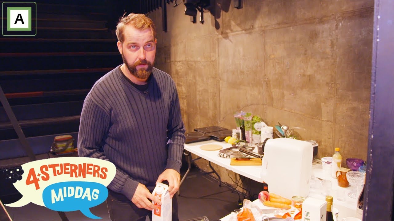 4-stjerners middag | Olli Wermskog lager mat p&aring; teaterscenen | discovery+ Norge