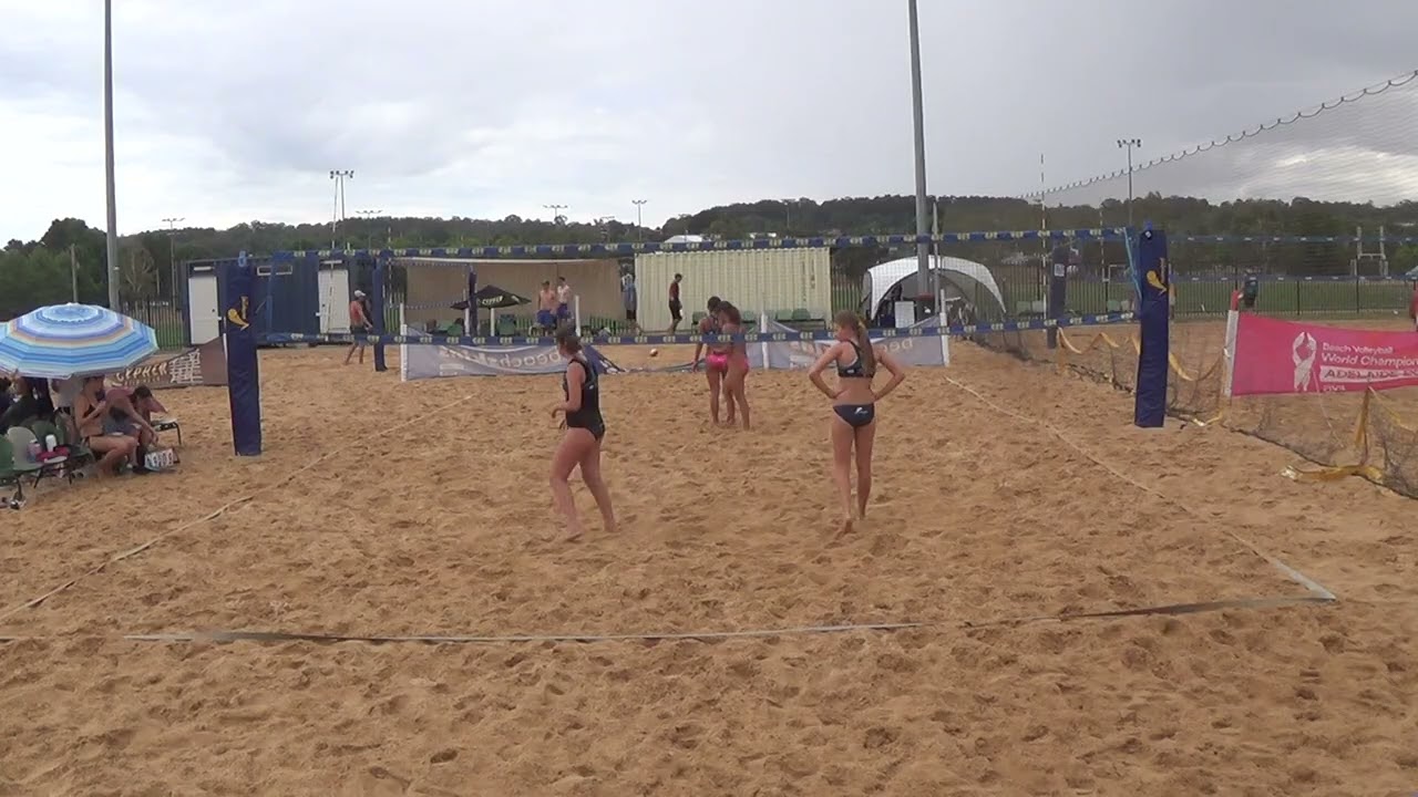 20260201 Claire Madhu Amelia Skyler ACT Open Beach Volleyball Womens Div 2 Semi Final