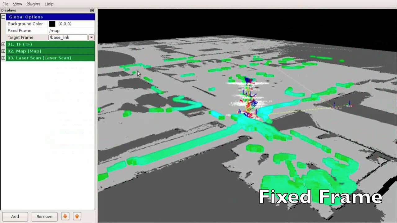 rviz fixed and target frames with voiceover