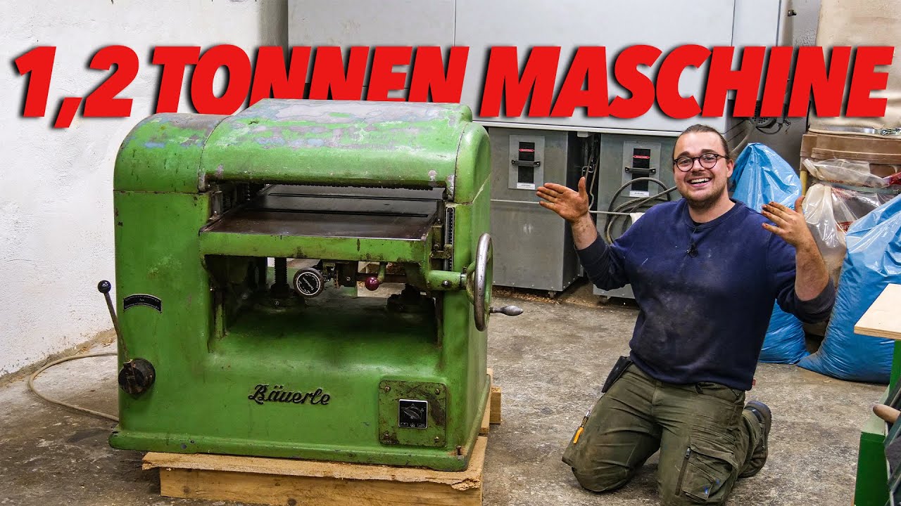 Ich zeige euch meine neue XXL Hobelmaschine