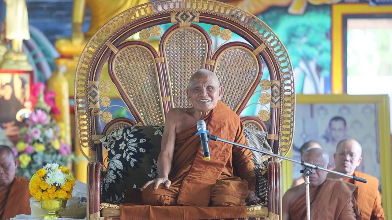 พระพรหมวชิรญาณโสภน(เลี่ยม ฐิตธัมโม) แสดงธรรมสลายสรีละสังขารหลวงพ่อทองอินทร์ กตปุญโญ 29/1/69