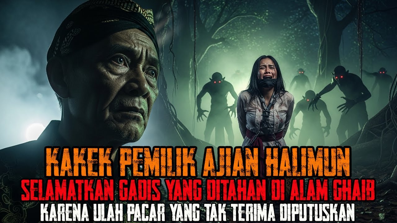 KAKEK PEMILIK AJIAN HALIMUN SELAMATKAN GADIS YANG ARWAHNYA DITAHAN DI ALAM GHAIB