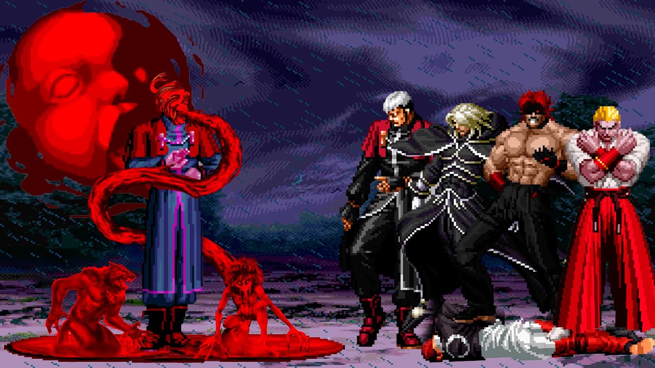 [KOF Mugen] Corpse Goenitz vs KOF Bosses Team
