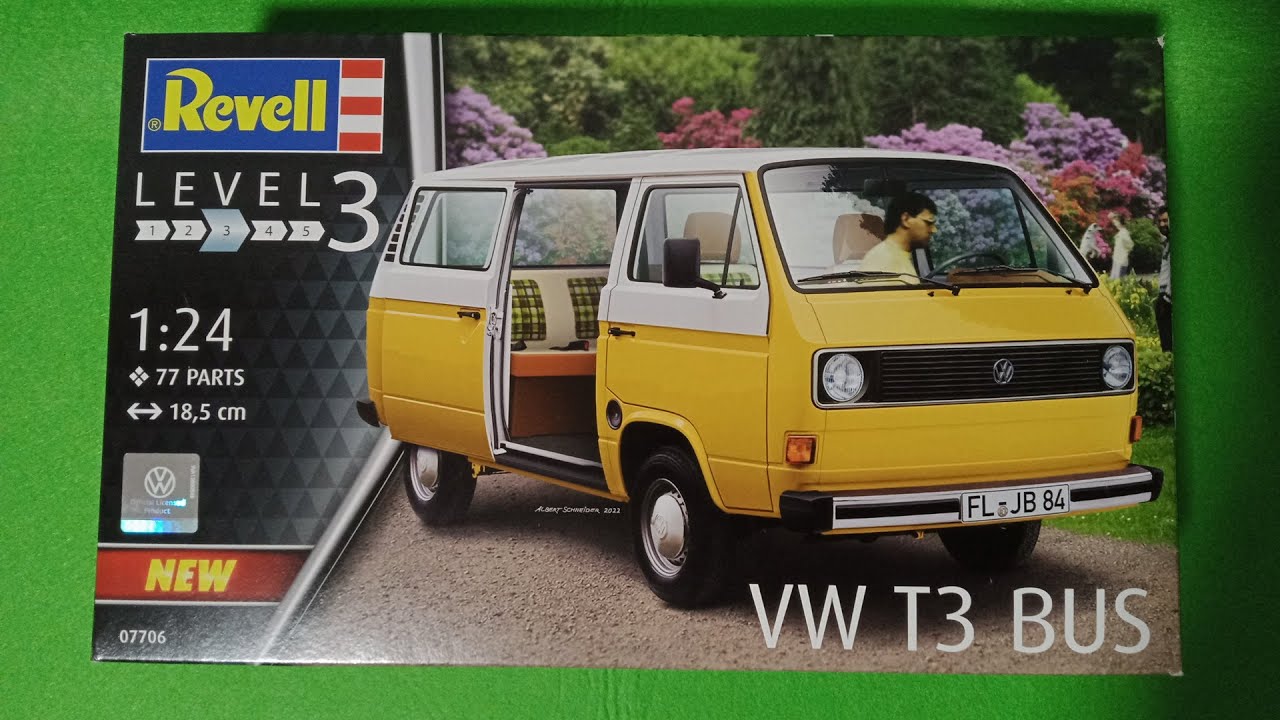 Volkswagen T3 Bus Revell 2022 1/25 Огляд Review