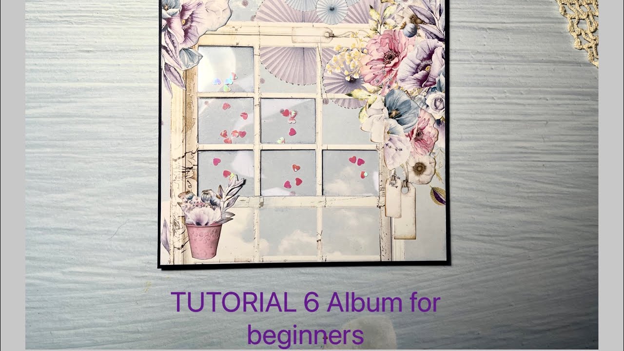 Album for beginners scrapbooking dla początkujących Tutorial krok po kroku. Cz. 6 Accordion book